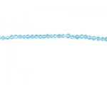 3mm Turquoise Bi-cone Glass Bead, 2 x 12" strings 3mm Turquoise Bi-cone Glass Bead, 2 x 12" strings