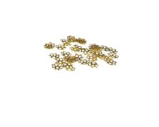 (image for) 4mm Gold Filigree Bead Caps - approx. 50 caps