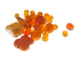 Approx. 1.5 - 2oz. Orange U Lucky? Glass Bead Mix Approx. 1.5 - 2oz. Orange U Lucky? Glass Bead Mix
