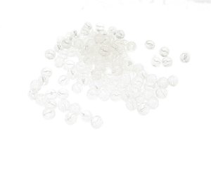 (image for) Approx. 1oz. x 4mm Milky White Glass Beads