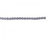 6mm Soft Purple Faceted Glass Bead, 2 x 12" string 6mm Soft Purple Faceted Glass Bead, 2 x 12" string