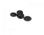 16mm Black Pattern Lampwork Glass Bead, 4 beads 16mm Black Pattern Lampwork Glass Bead, 4 beads