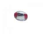 26 x 24mm Red Pattern Lampwork Glass Bead 26 x 24mm Red Pattern Lampwork Glass Bead
