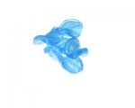 20 x 14mm Turquoise Twirl Lampwork Glass Bead, 5 beads 20 x 14mm Turquoise Twirl Lampwork Glass Bead, 5 beads