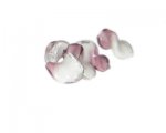 20 x 16mm Plum / White Twirl Lampwork Bead, 5 beads 20 x 16mm Plum / White Twirl Lampwork Bead, 5 beads