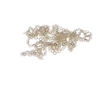 (image for) 2mm Silver Metal Link Chain, 40" length
