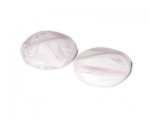 30 x 24mm Pink Handmade Lampwork Glass Bead, 2 beads 30 x 24mm Pink Handmade Lampwork Glass Bead, 2 beads