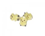 16 x 10mm Soft Yellow Puppy Handmade Lampwork Bead, 6 beads 16 x 10mm Soft Yellow Puppy Handmade Lampwork Bead, 6 beads