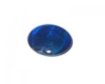 28mm Turquoise Inside-Foil Handmade Lampwork Glass Bead