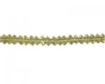 8 x 4mm Pale Gold Faceted Disc Glass Bead, 13" string 8 x 4mm Pale Gold Faceted Disc Glass Bead, 13" string