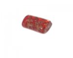 28 x 22mm Red Foil Rectangle Lampwork Glass Bead 28 x 22mm Red Foil Rectangle Lampwork Glass Bead