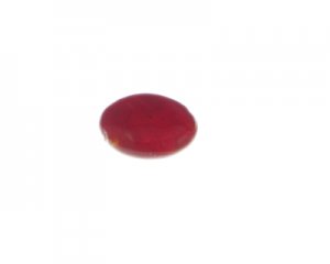 28mm Red Foil Lampwork Glass Bead