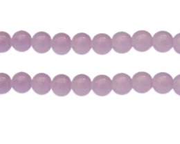(image for) 10mm Lilac Jade-Style Glass Bead, approx. 21 beads