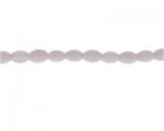 10 x 8mm Pink Semi-Opaque Pressed Glass Bead, 13" string 10 x 8mm Pink Semi-Opaque Pressed Glass Bead, 13" string