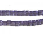4mm Purple Cube Pressed Glass Bead 4mm Purple Cube Pressed Glass Bead