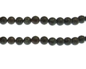 (image for) 8mm Gray/Green Gemstone Bead, approx. 23 beads