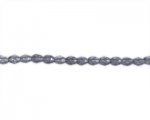 8 x 6mm Soft Purple Faceted Oval Glass Bead, 2 x 12" string 8 x 6mm Soft Purple Faceted Oval Glass Bead, 2 x 12" string