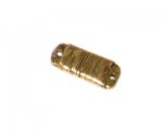 14 x 8mm Antique Gold Metal Wrapped Link, 8 links 14 x 8mm Antique Gold Metal Wrapped Link, 8 links