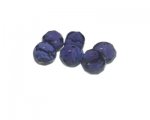 12 - 14mm Plum Faceted Glass Bead, 6 beads 12 - 14mm Plum Faceted Glass Bead, 6 beads