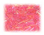 7 x 2mm Red Luster Bugle Bead, 1 oz. bag 7 x 2mm Red Luster Bugle Bead, 1 oz. bag
