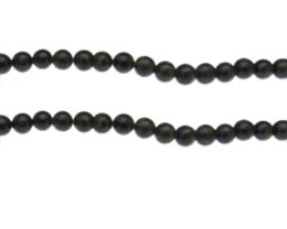 (image for) 6mm Very Dark Green Gemstone Bead, approx. 30 beads
