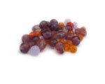 Approx. 1.5 - 2oz. Purple/Orange Bead Mix Approx. 1.5 - 2oz. Purple/Orange Bead Mix