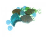 Approx. 1.5 - 2oz. Ocean Glass Bead Mix Approx. 1.5 - 2oz. Ocean Glass Bead Mix