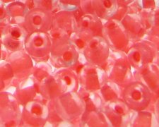 (image for) 6/0 Coral Inside-Color Glass Seed Beads, 1oz. bag