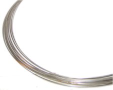 (image for) 1mm Silver Necklace Memory Wire - 12 Spirals