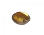 28mm Gold Inside-Foil Handmade Lampwork Glass Bead 28mm Gold Inside-Foil Handmade Lampwork Glass Bead