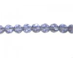 8mm Soft Purple Faceted Round Glass Bead, 12" string 8mm Soft Purple Faceted Round Glass Bead, 12" string