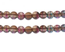 (image for) 10mm Starry Sky Abstract Glass Bead, approx. 18 beads