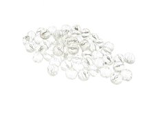 (image for) Approx. 1oz. 6mm Crystal Pressed Glass Beads