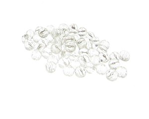 (image for) Approx. 1oz. 6mm Crystal Pressed Glass Beads