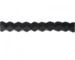 10mm Black Faceted Multi-Cube Bead, 8" string 10mm Black Faceted Multi-Cube Bead, 8" string