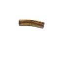 36 x 10mm Bronze Foil Lampwork Curved Tube Glass Bead 36 x 10mm Bronze Foil Lampwork Curved Tube Glass Bead