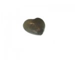 26mm Silver Foil Lampwork Heart Glass Bead 26mm Silver Foil Lampwork Heart Glass Bead
