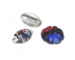 Red/Blue/White Mix Handmade Lampwork Bead Mix, 4-6 beads Red/Blue/White Mix Handmade Lampwork Bead Mix, 4-6 beads