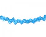6mm Turquoise Side-Drilled Faceted Bi-cone Glass Bead, 12 beads 6mm Turquoise Side-Drilled Faceted Bi-cone Glass Bead, 12 beads
