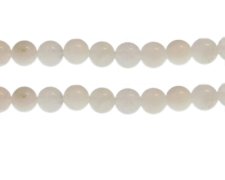 10mm White Gemstone Bead, approx. 20 beads (image for) 10mm White Gemstone Bead, approx. 20 beads