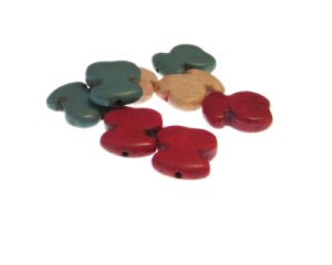 (image for) 4th July Dyed Turquoise Fruit Mix, 8 beads