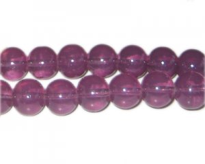 12mm Sangria Jade-Style Glass Bead, approx. 18 beads