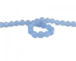 8mm Light Violet Semi-Opaque Faceted Glass Bead, 16" string 8mm Light Violet Semi-Opaque Faceted Glass Bead, 16" string