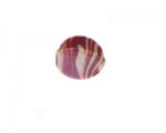 28 x 24mm Red Stripe Lampwork Glass Bead 28 x 24mm Red Stripe Lampwork Glass Bead
