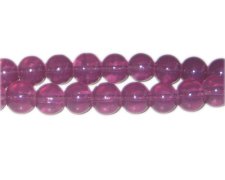 (image for) 10mm Sangria Jade-Style Glass Bead, approx. 21 beads
