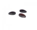 16 x 12mm Plum/Purple Matte Vintage-Style Glass Bead, 5 beads 16 x 12mm Plum/Purple Matte Vintage-Style Glass Bead, 5 beads