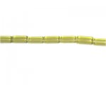 10 x 4mm Olive Pressed Glass Tube Bead, 2 x 13" strings 10 x 4mm Olive Pressed Glass Tube Bead, 2 x 13" strings