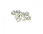 10mm Falling Crystal Galaxy Luster Glass Bead, approx. 16 beads