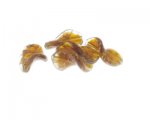 26 x 18mm Brown Splatter Foil Twirl Lampwork Glass Bead, 5 beads 26 x 18mm Brown Splatter Foil Twirl Lampwork Glass Bead, 5 beads