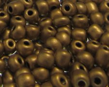 (image for) 6/0 Rich Gold Metallic Glass Seed Bead, 1oz. Bag